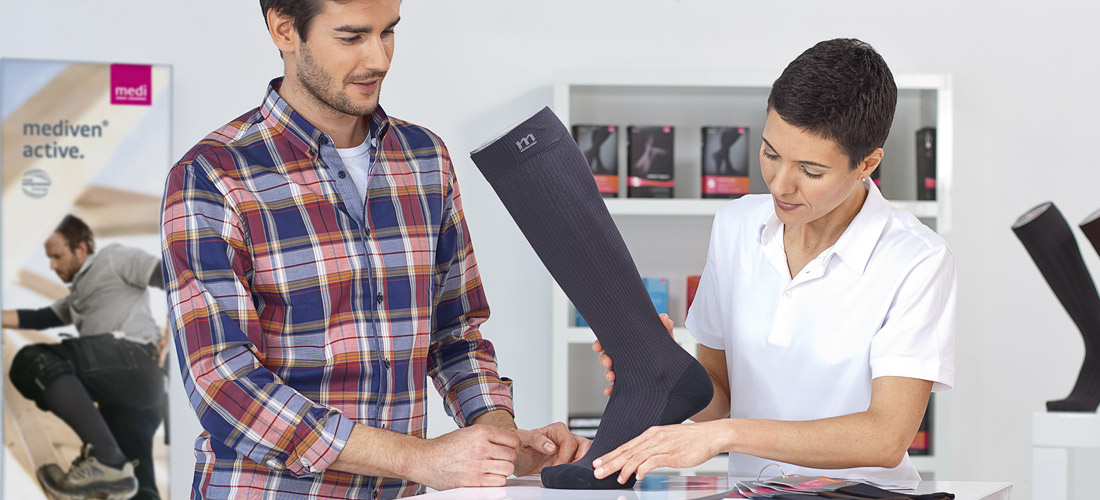 Professionelle Beratung für Kompressionsstrümpfe im Sanitätshaus Dillingen